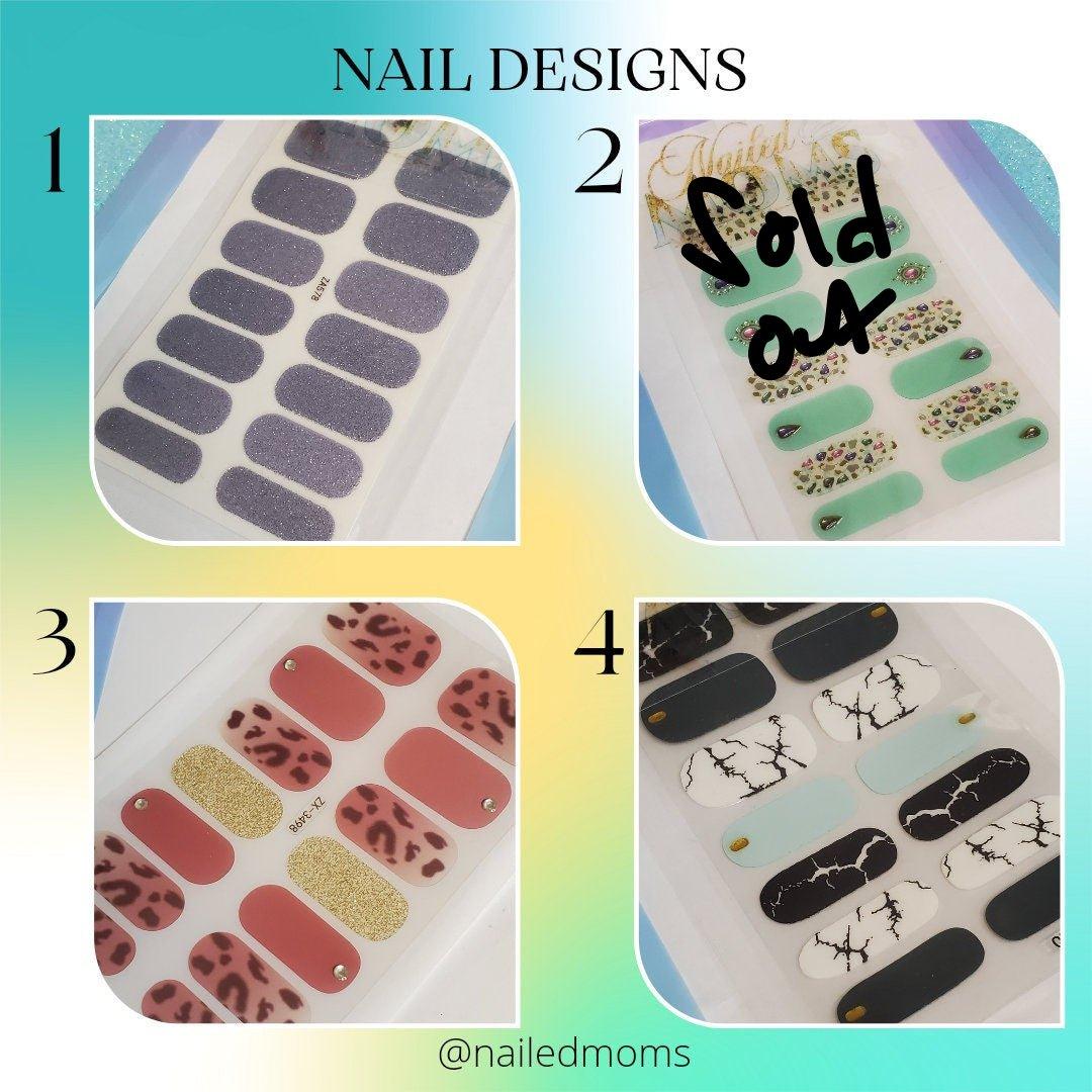 Wholesale 100% Gel Nail Polish Wraps - nailedmoms