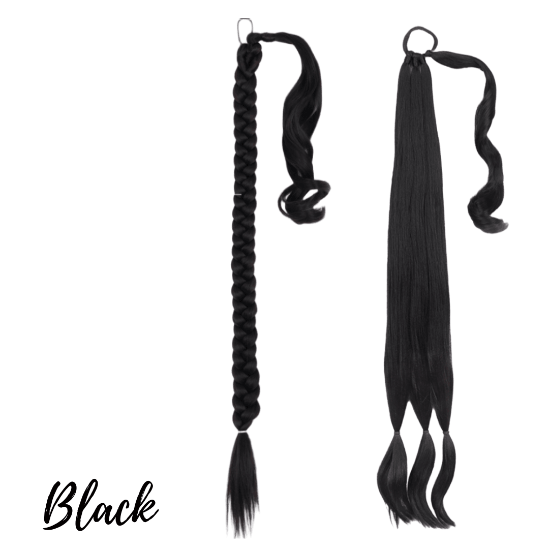 Braided Ponytail Hair Extension - nailedmoms