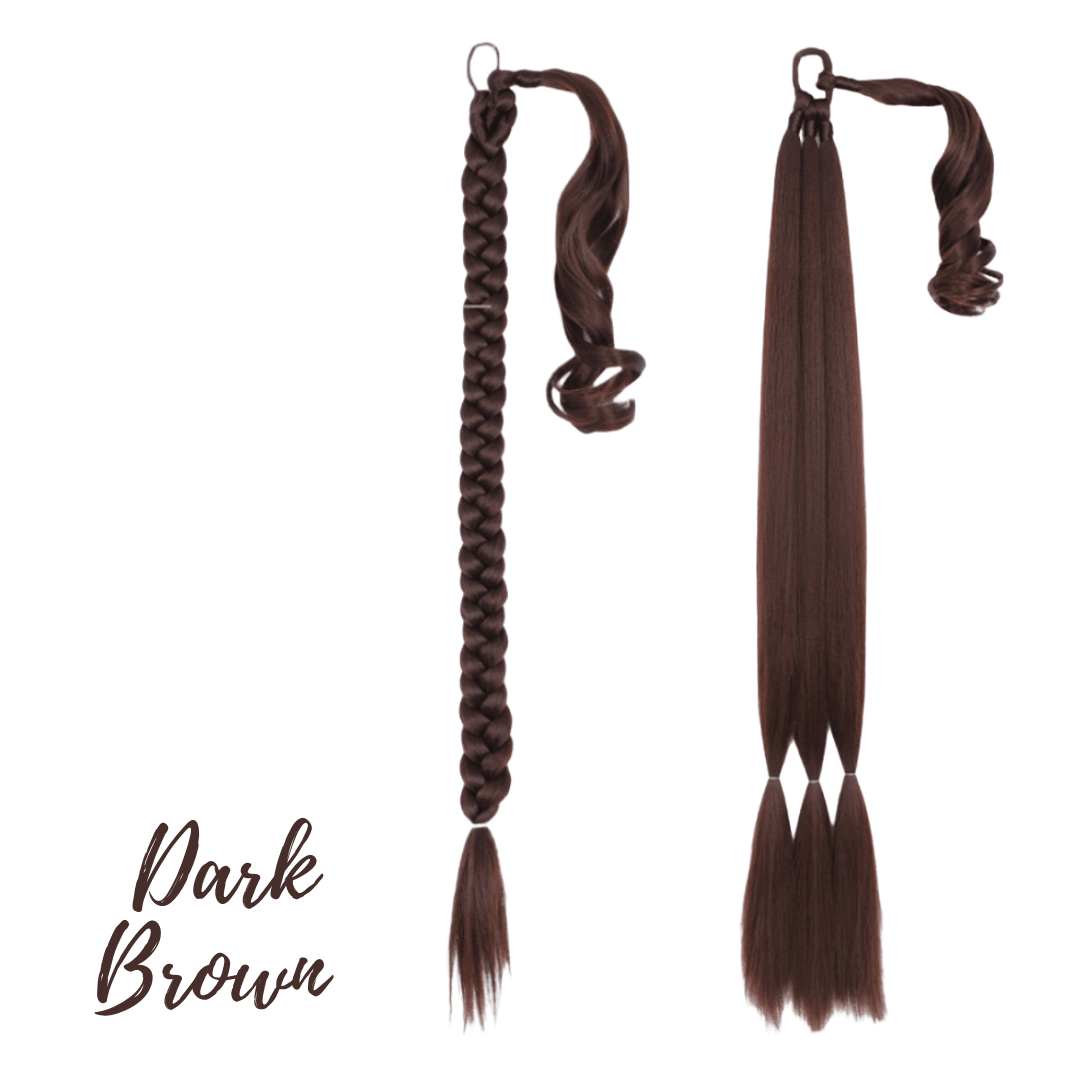 Braided Ponytail Hair Extension - nailedmoms
