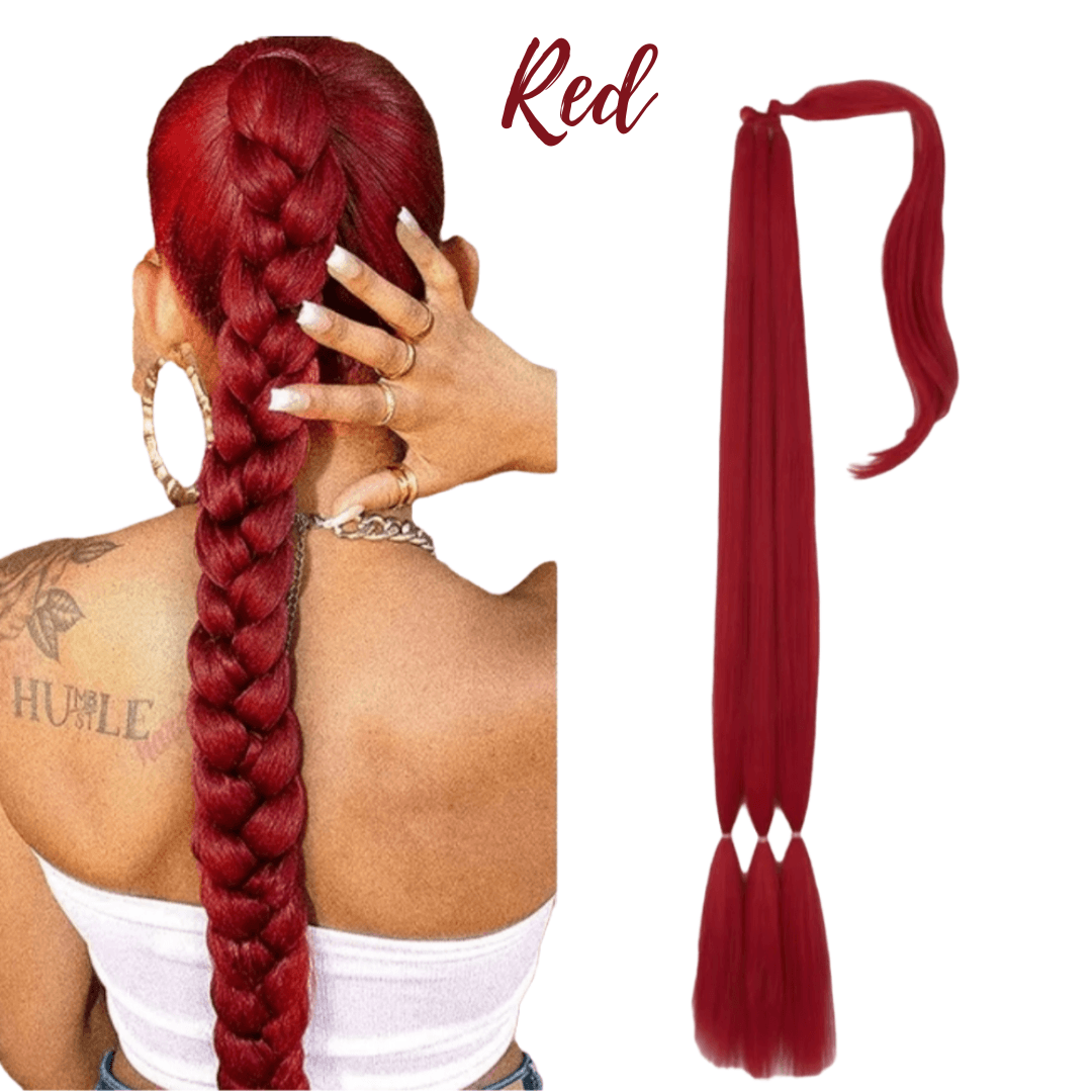 Braided Ponytail Hair Extension - nailedmoms
