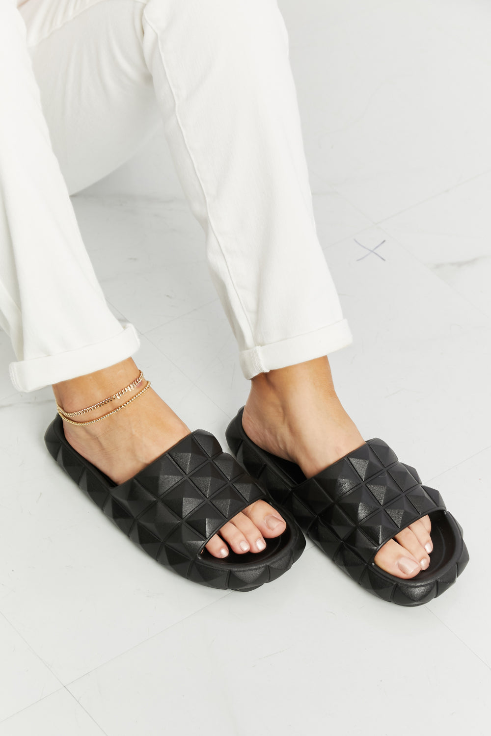 Legend Let's Chill 3D Stud Slide Sandal - nailedmoms