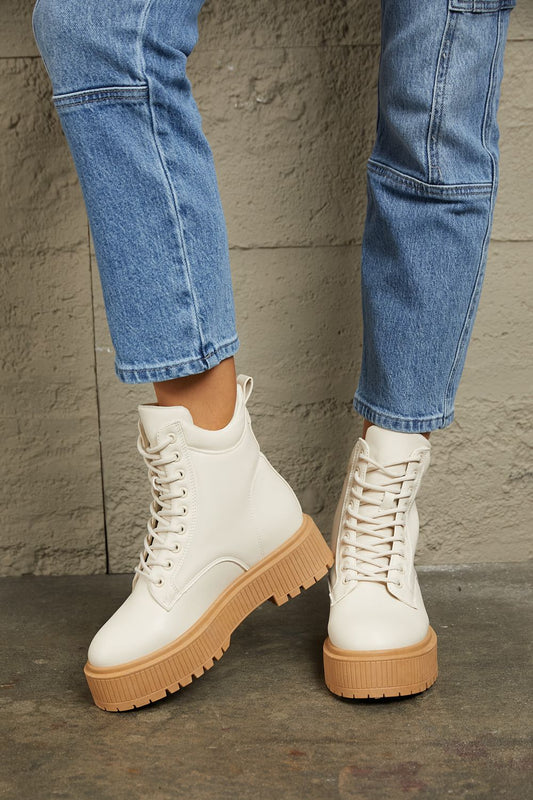 East Lion Corp Platform Combat Boots - nailedmoms