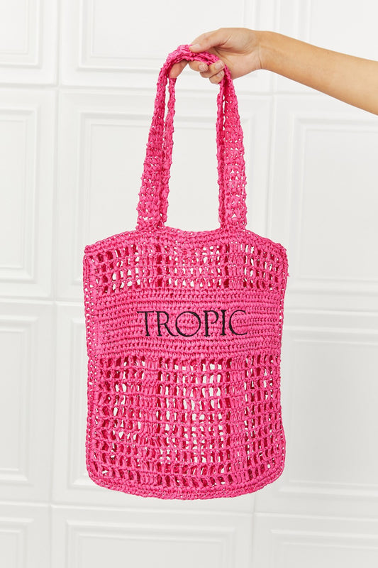 Fame Tropic Babe Staw Tote Bag - nailedmoms