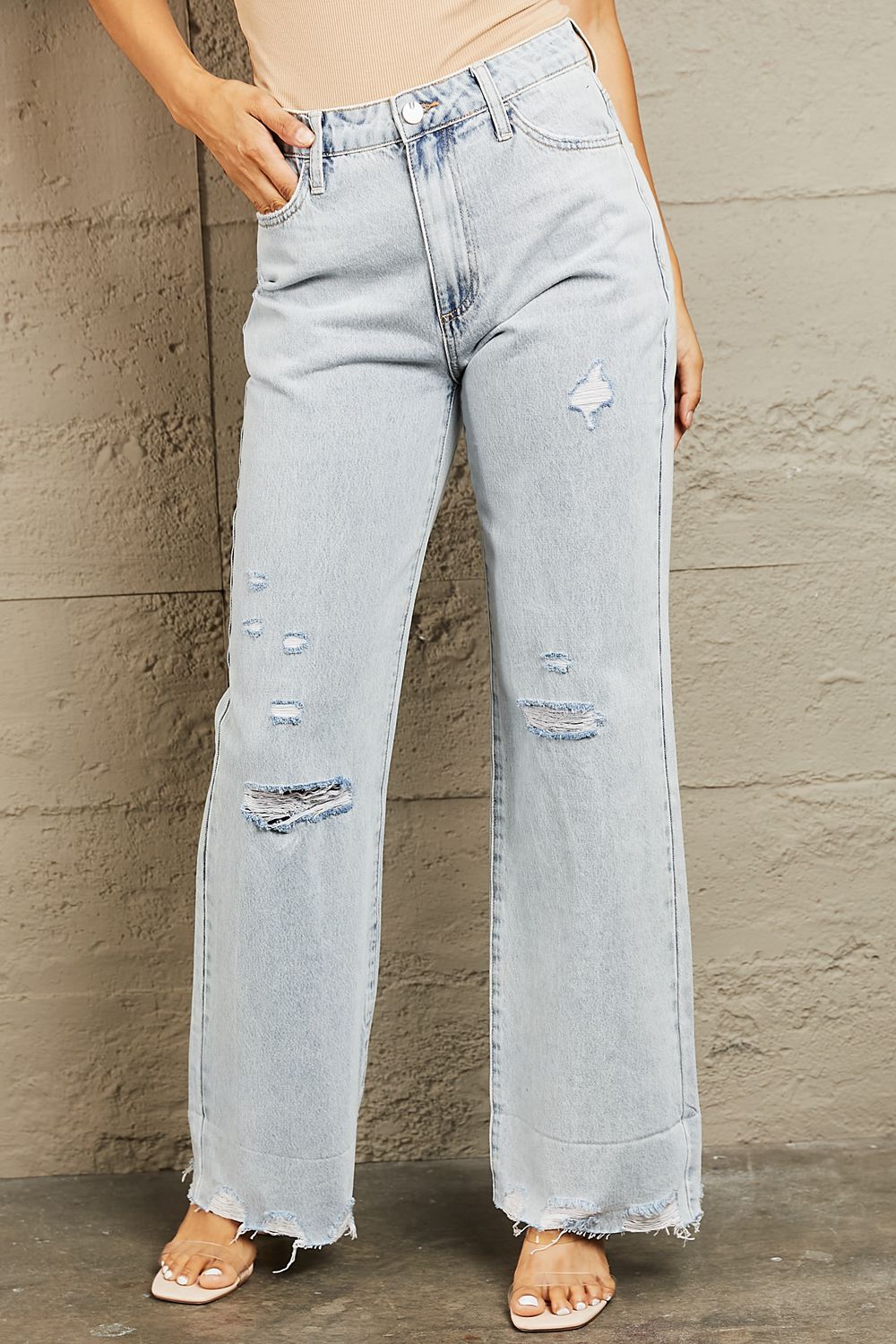 BAYEAS High Waist Flare Jeans - nailedmoms