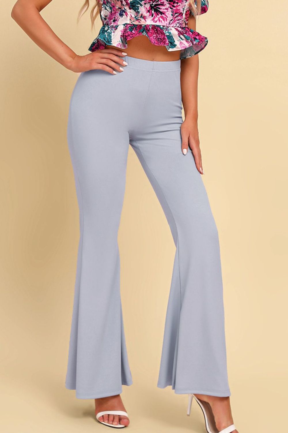 Pull On Flared Pants - nailedmoms