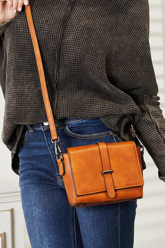 SHOMICO PU Leather Crossbody Bag - nailedmoms