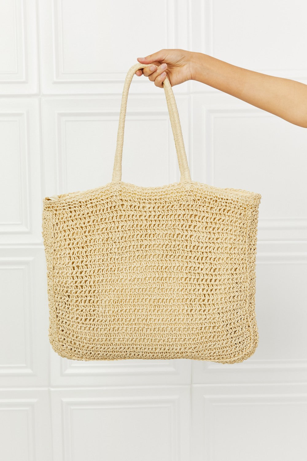 Fame Off The Coast Straw Tote Bag - nailedmoms