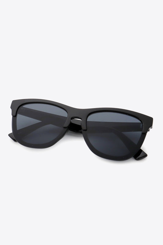 UV400 Browline Wayfarer Sunglasses - nailedmoms