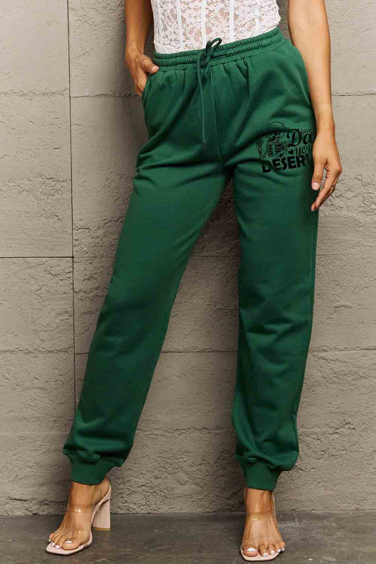 Simply Love Full Size HAVE THE DAY YOU DESERVE Graphic Sweatpants - nailedmoms