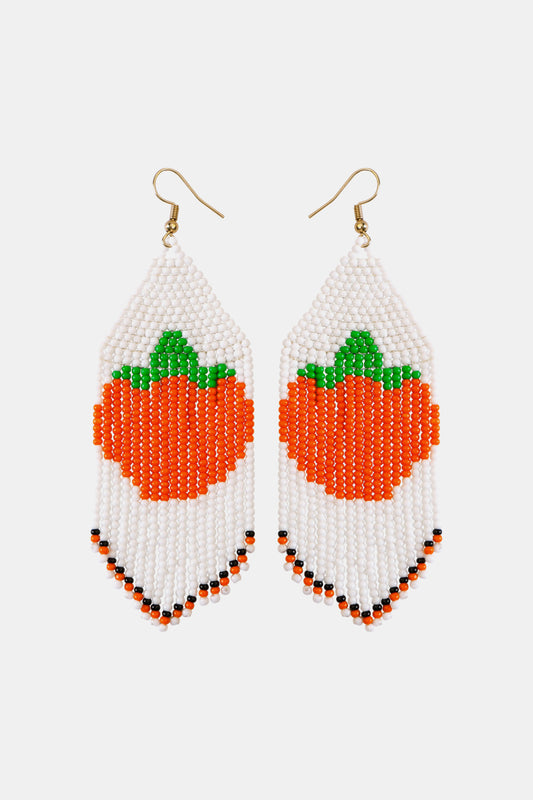 Beaded Fringe Dangle Earring - nailedmoms