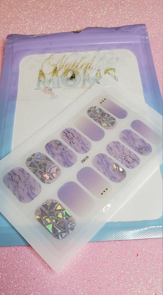 100% Gel Nail Polish Wraps/Stickers - nailedmoms
